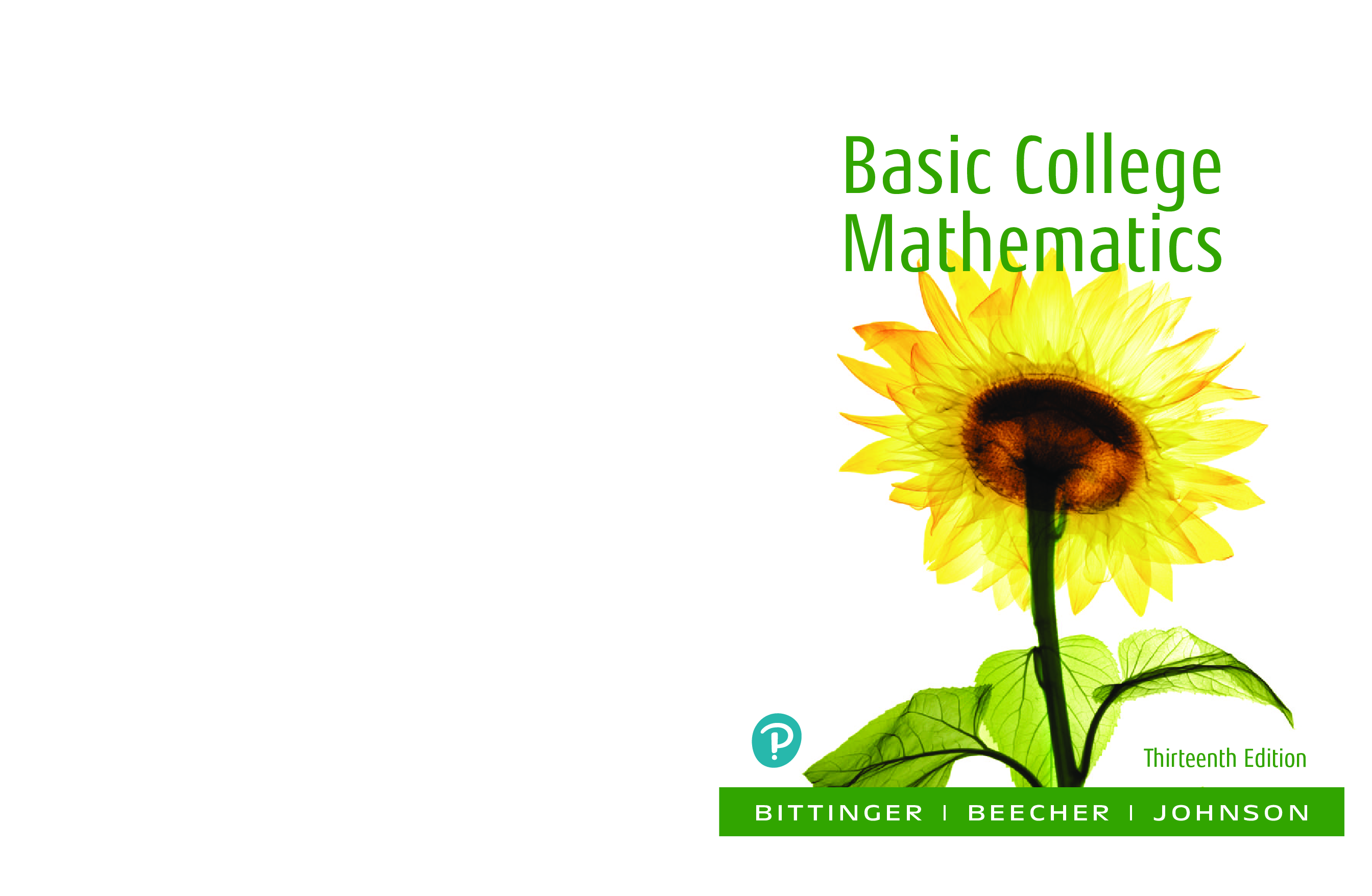 Preview of Basic college Mathematics, 13th Edition, By Judith Beecher, Marvin Bittinger, Barbara John